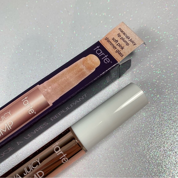 Tarte Maracuja Juicy Lip Plump Shimmer Glass Soft Pink - Picture 2 of 5